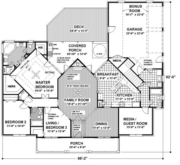 Floorplan image of The Broxton House Plan